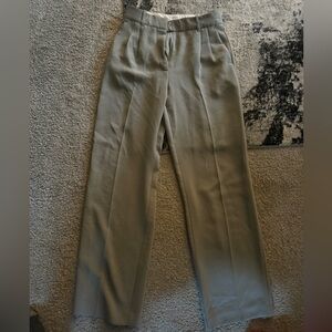 Aritzia Wilfred Effortless pants size 8. Muted green gray color